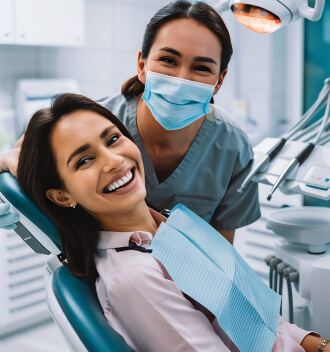 female-patient-after-dental-treatment-clinic-talking-with-doctor-woman-sitting-chair-stom